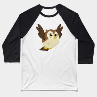 Owl Flying Baseball T-Shirt